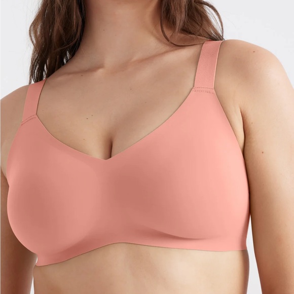 Knix Padded V-Neck Evolution Bra Wide Straps Size 7+ (Fits 38E, 38F, 36F) - Picture 2 of 7